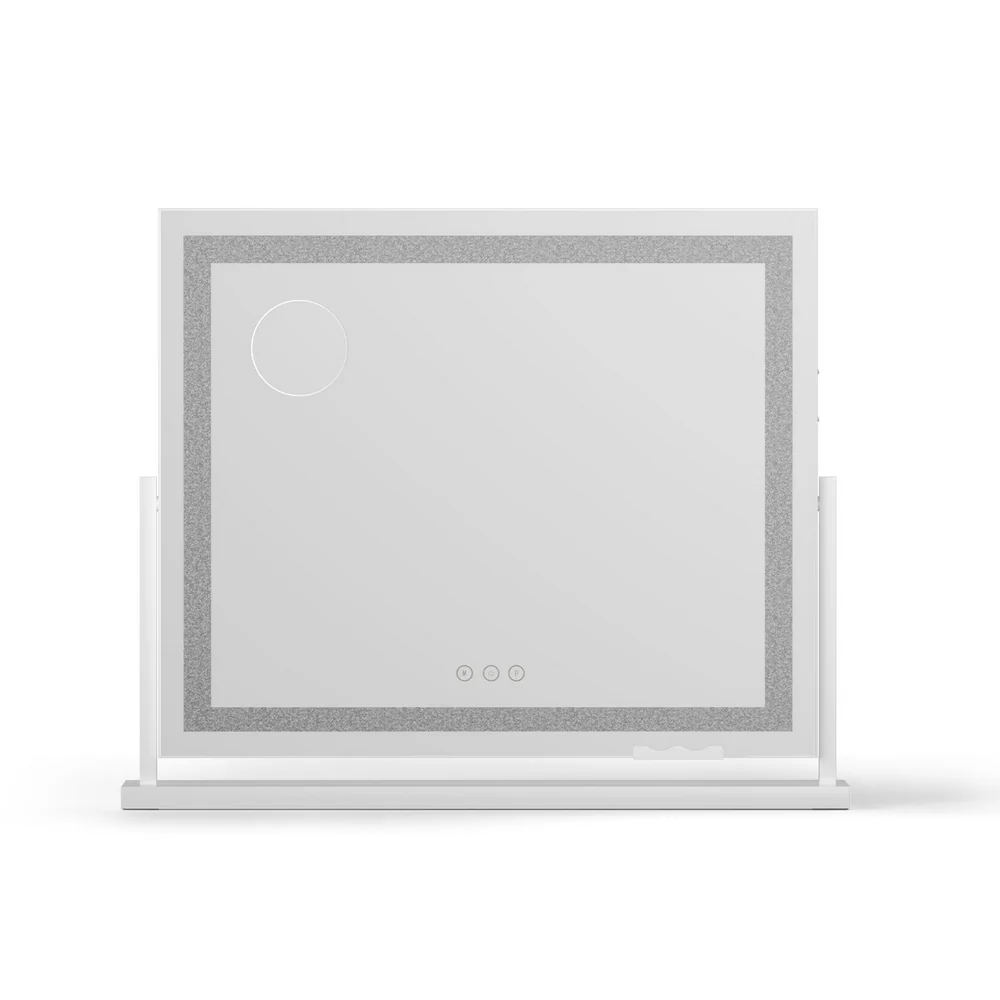 DS NA Embellir 60x50cm Vanity Mirror: 360° Rotating Makeup Mirror with LED Light - Image 3