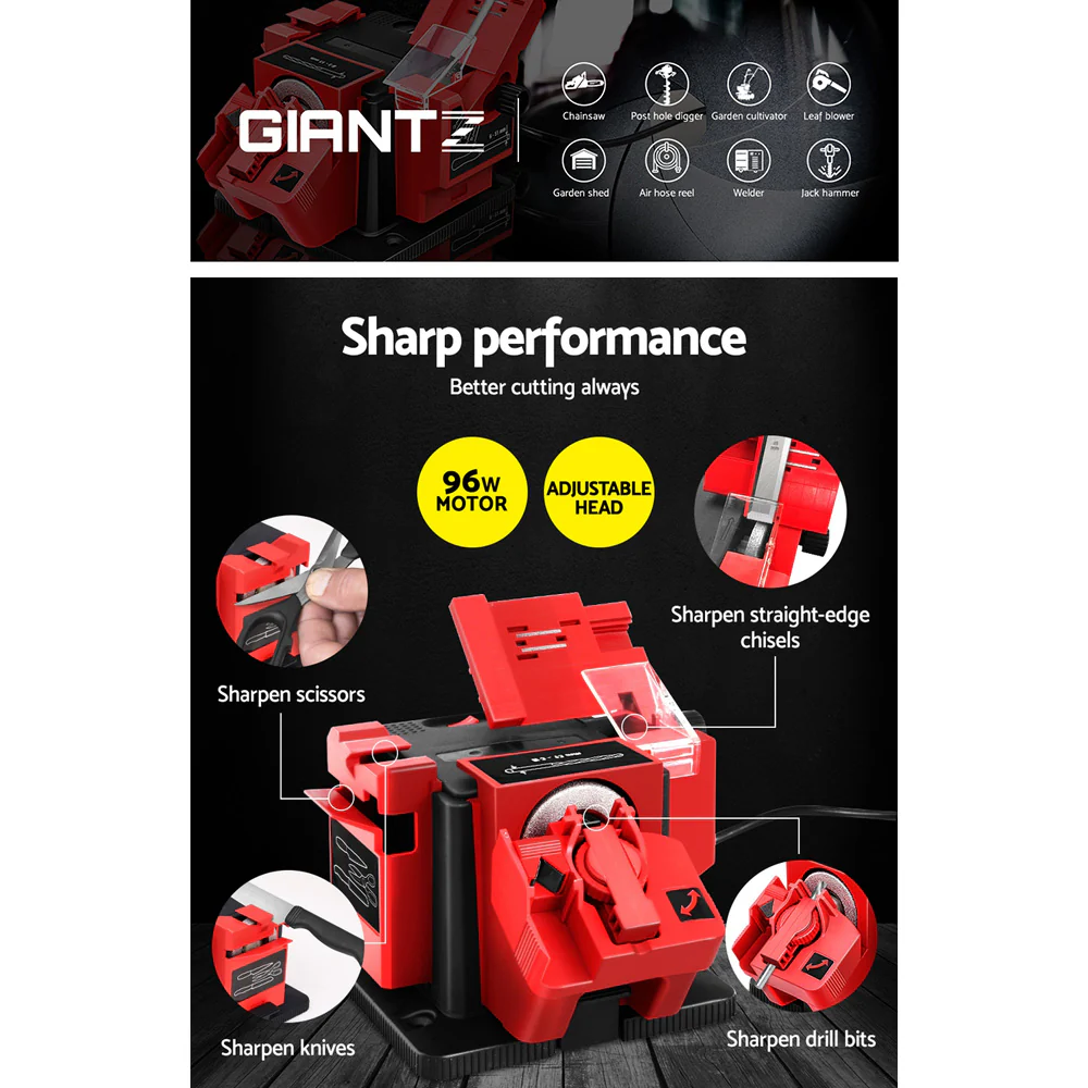GIANTZ Electric Multi Tool Sharpener Function Drill Knife Scissors Chisel - Image 4