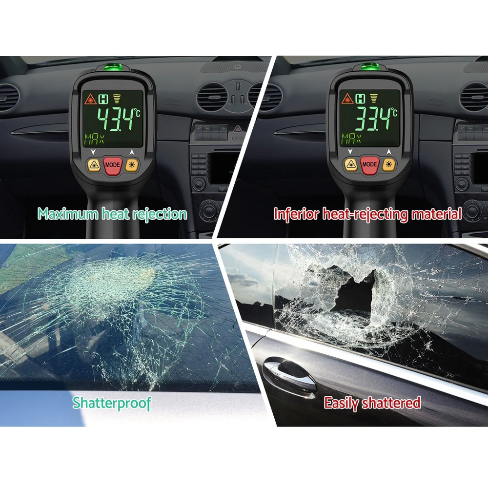DS NA Giantz Window Tint Film Black Car Auto House Glass 76cm X 7m VLT 5% - Image 5