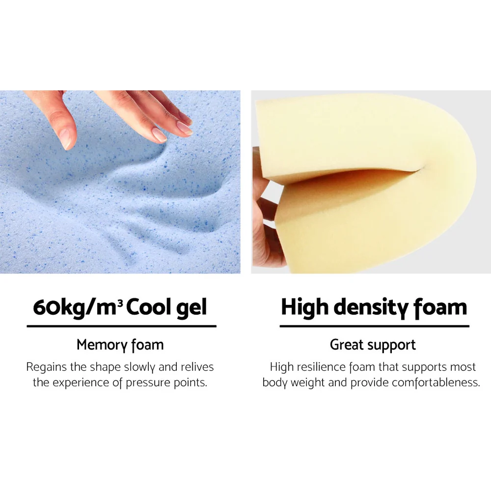 DS NA Giselle Bedding Foam Wedge Back Support Pillow - Blue - Image 5