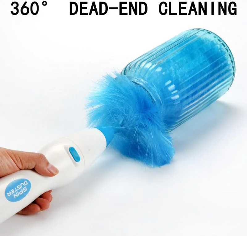 DS NA Hurricane 360 Electric Feather Spin Duster Feather Duster Adjustable - Image 4