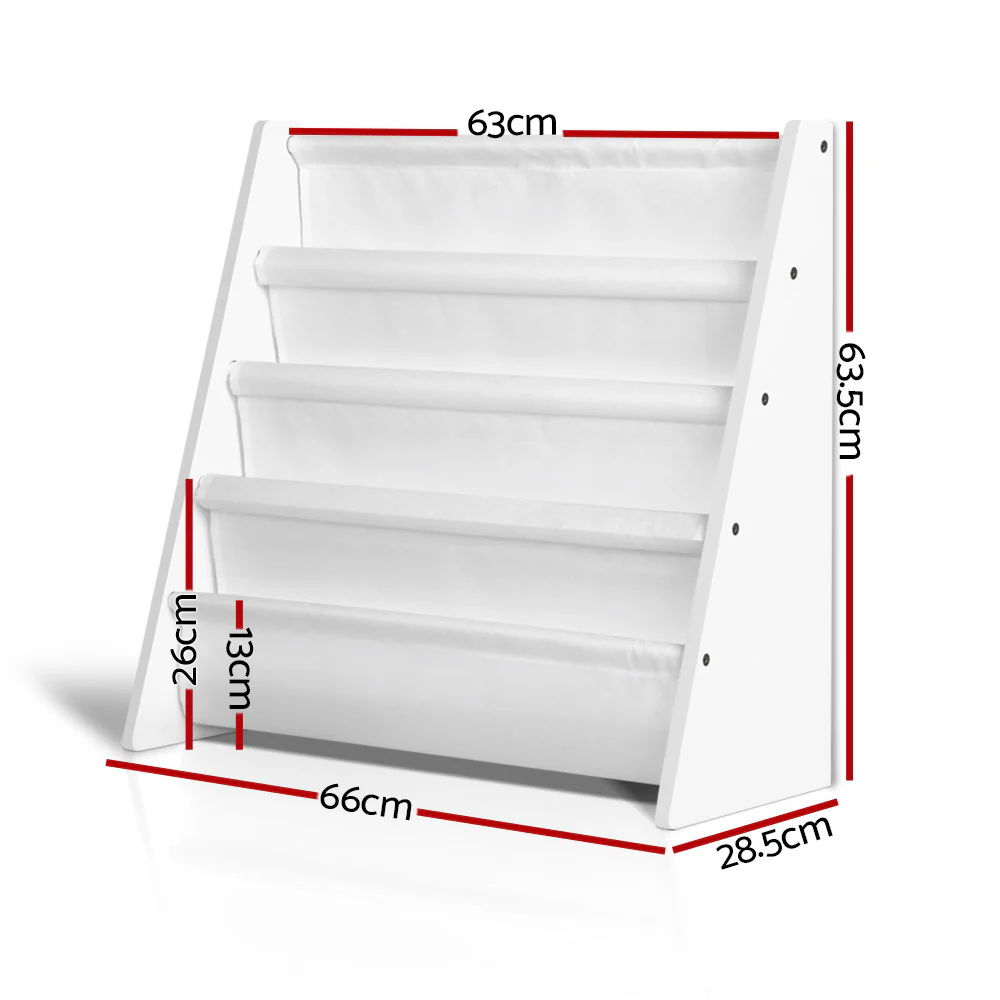 DS NA Keezi Kids Bookshelf Children Bookcase Magazine Rack Organiser Display - Image 2