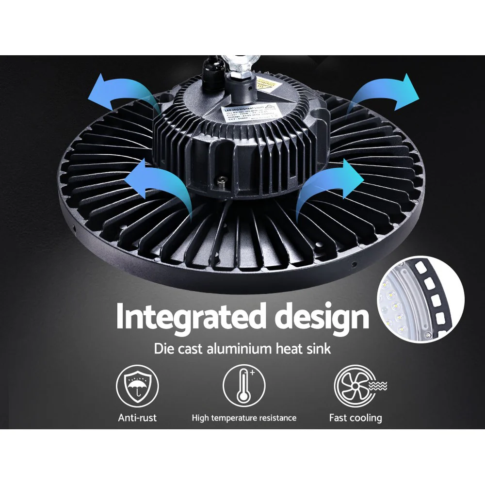 DS NA Leier LED High Bay Lights Light 150W Industrial Workshop Warehouse Gym BK - Image 6