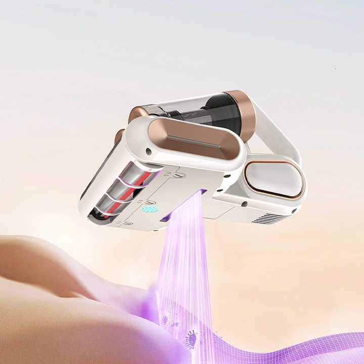DS NA LF-LP018 White Cordless Mite Vacuum Cleaner with LED Display - Powerful 12 - Image 4