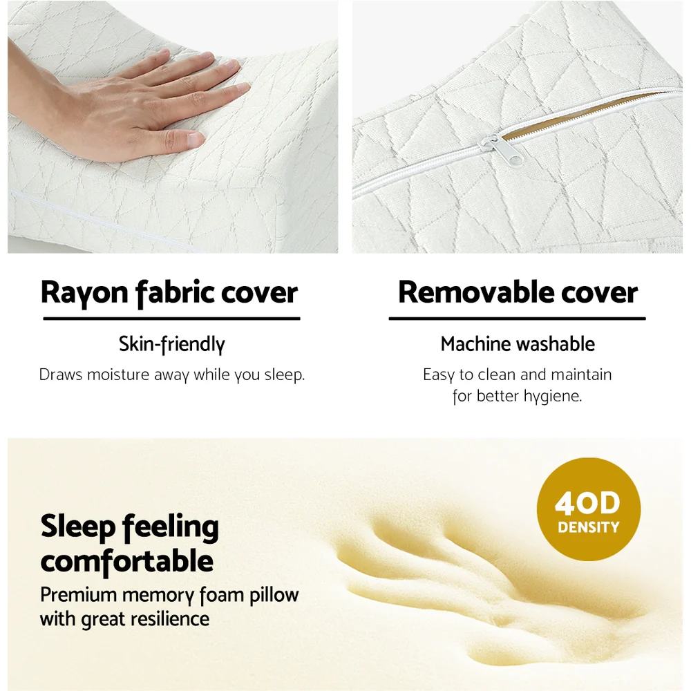 DS NA Memory Foam Pillow Cushion Neck Support Knee Leg Pillows Soft - Image 6
