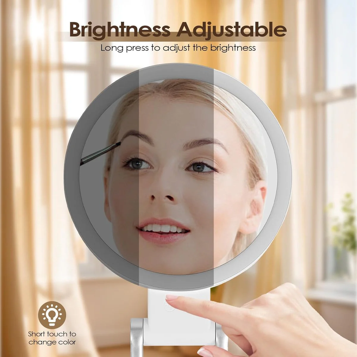 DS NA Mirror - Lighted Mirror - Makeup Mirror - 10x Magnifying Mirror - Double-S - Image 4