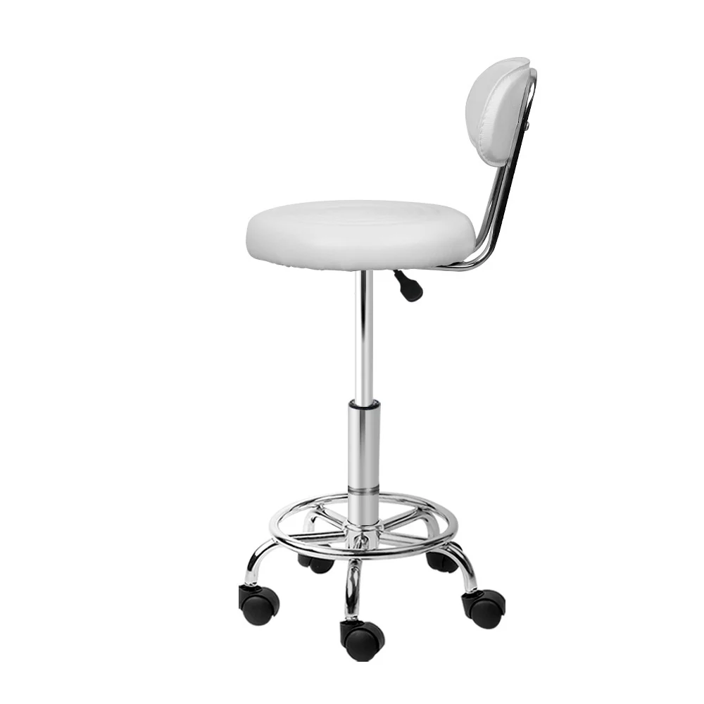 Salon Stool Swivel Barber Chair Backrest Hairdressing Hydraulic Height - Image 4