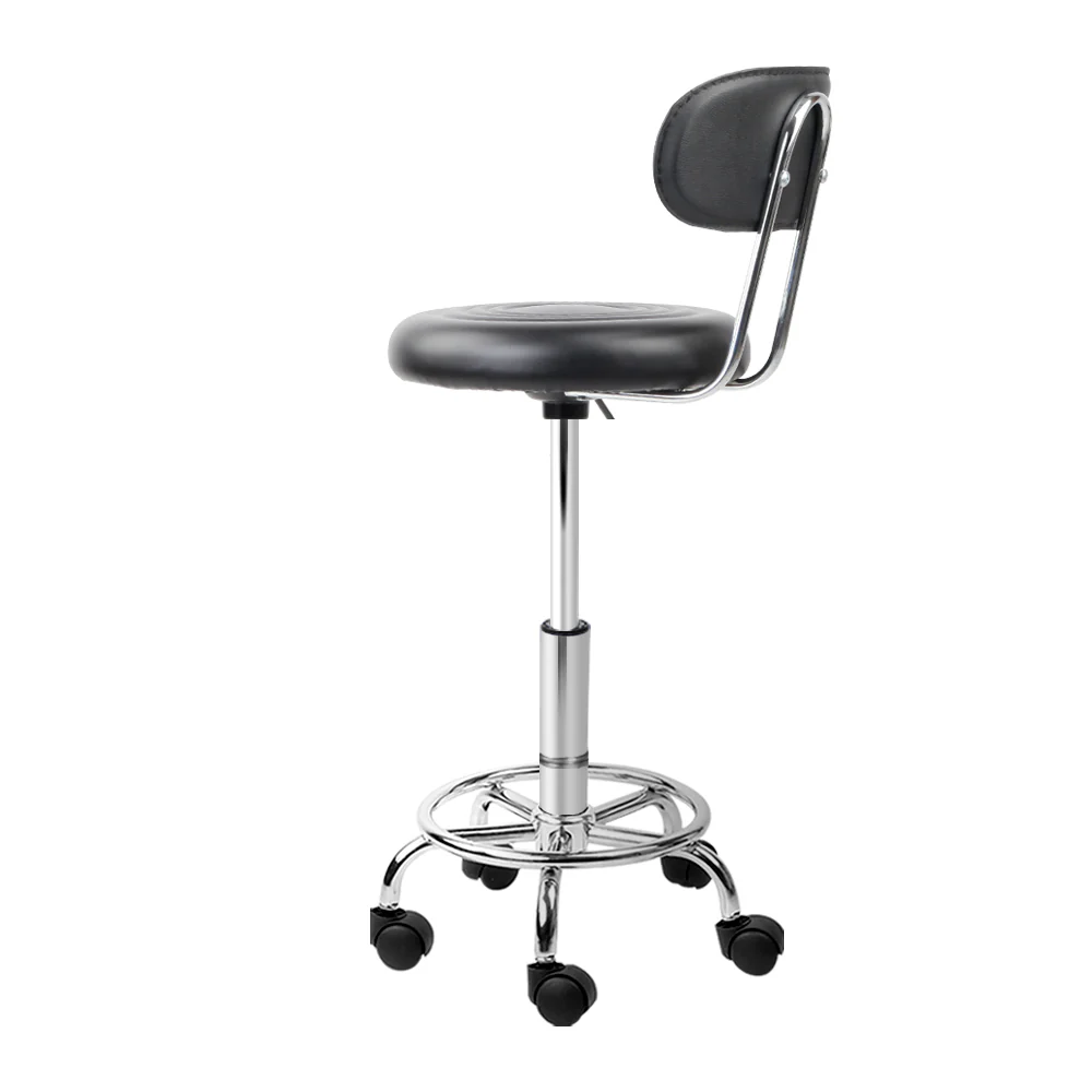 Salon Stool Swivel Chair Backrest Barber Hairdressing Hydraulic Height - Image 4