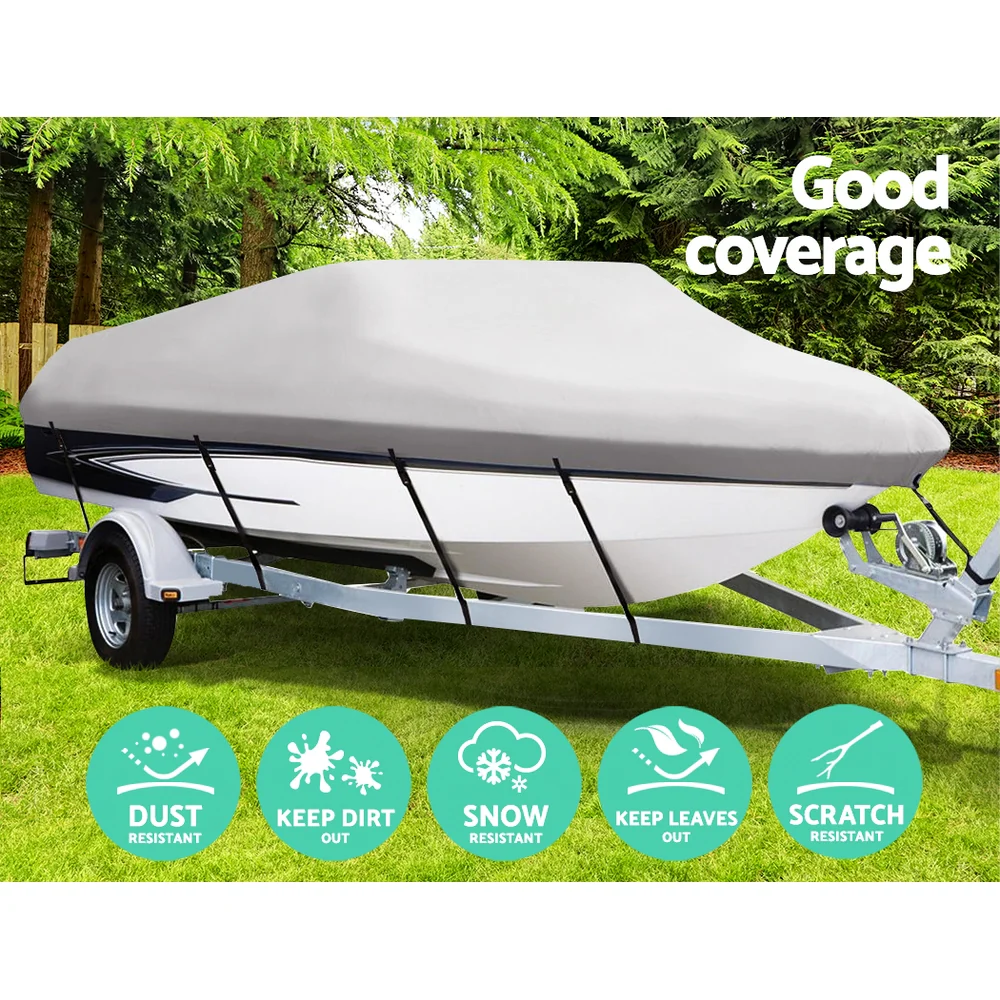 DS NA Seamanship 16-18.5ft Boat Cover Trailerable Marine Grade 600D - Image 3