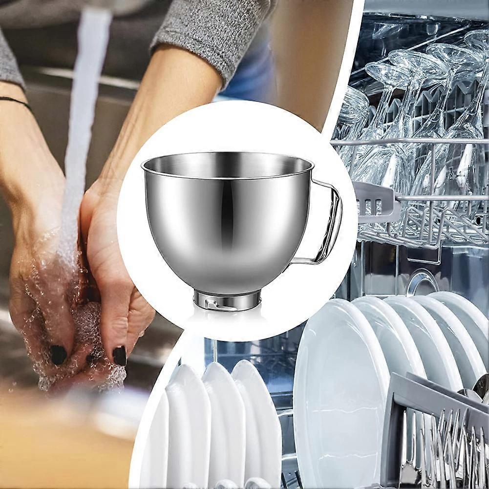 DS NA Stainless Steel Bowl for KitchenAid 4.5-5 Quart Tilt Head Stand Mixer, for - Image 5