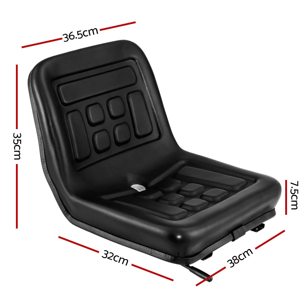 Tractor Seat Forklift Excavator Universal Suspension Backrest Truck Chair - Image 2