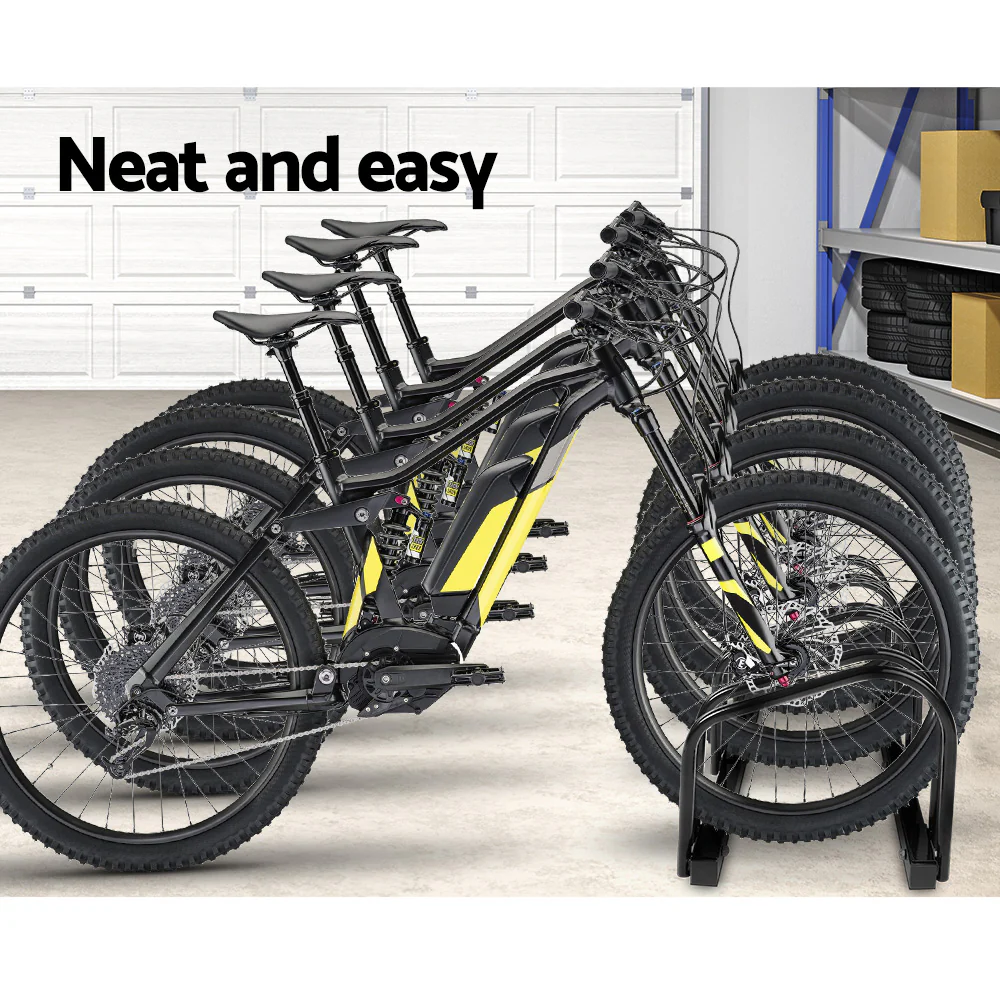 DS NA Weisshorn 4 Bike Stand Floor Bicycle Storage Black - Image 3