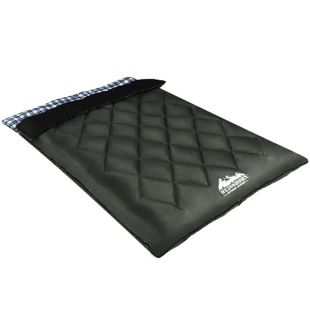 DS NA Weisshorn Sleeping Bag Camping Hiking Tent Outdoor Comfort 5 Degree Grey - Image 3