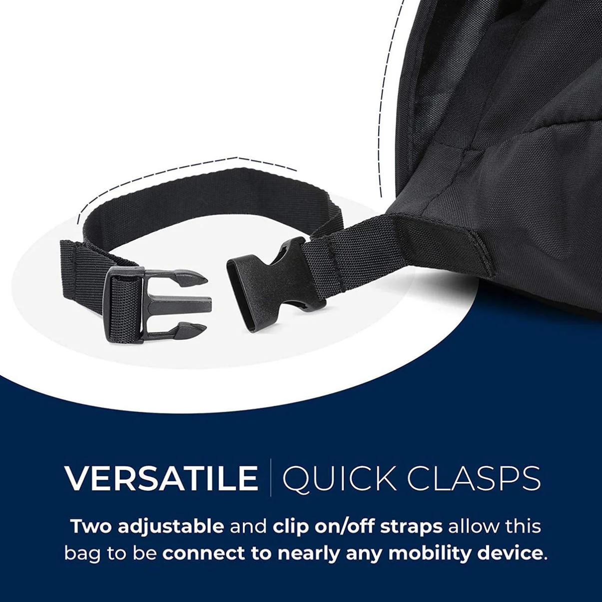 DS NA Wheelchair Pouch Wheelchair Bag Waterproof Large Wheelchair Accessories Ba - Image 4