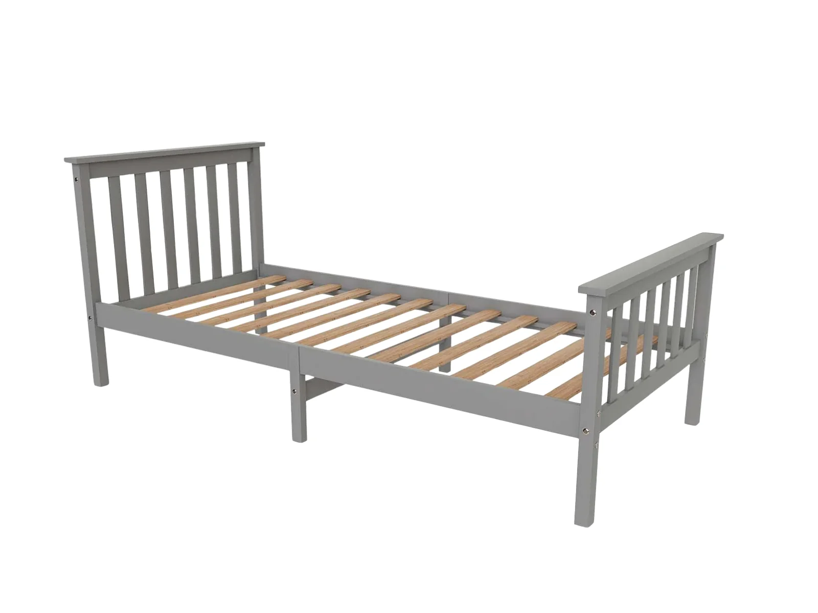 Hampshire Bed Frame King Single - Grey