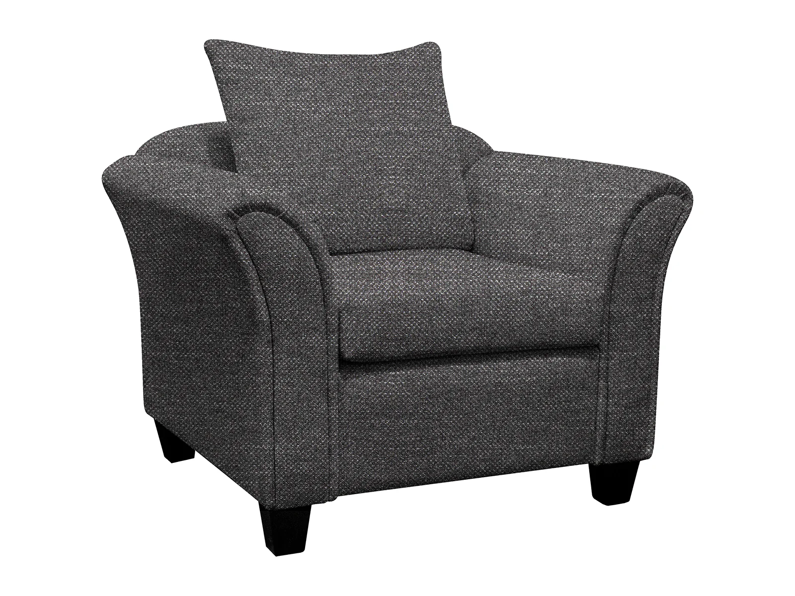 DS NZ Made Chika 3+2+1 Sofa Set - Kido Black - Image 7