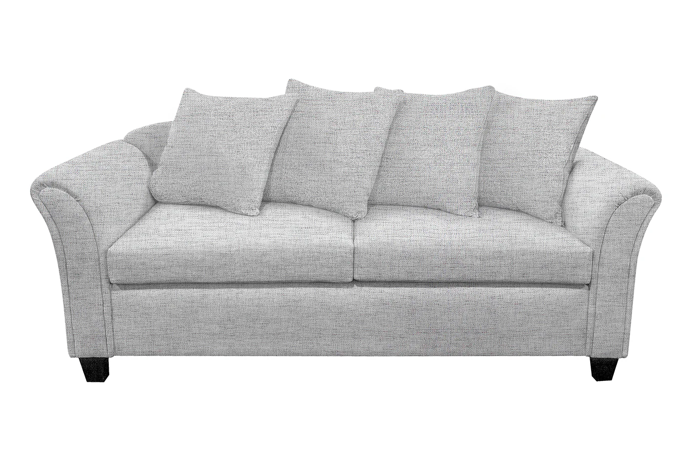 DS NZ Made Chika 3+2+1 Sofa Set - Comfy Silver - Image 4