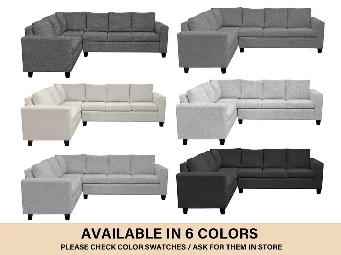 DS NZ Made Kareena Corner Sofa - Kido Steel - Image 4