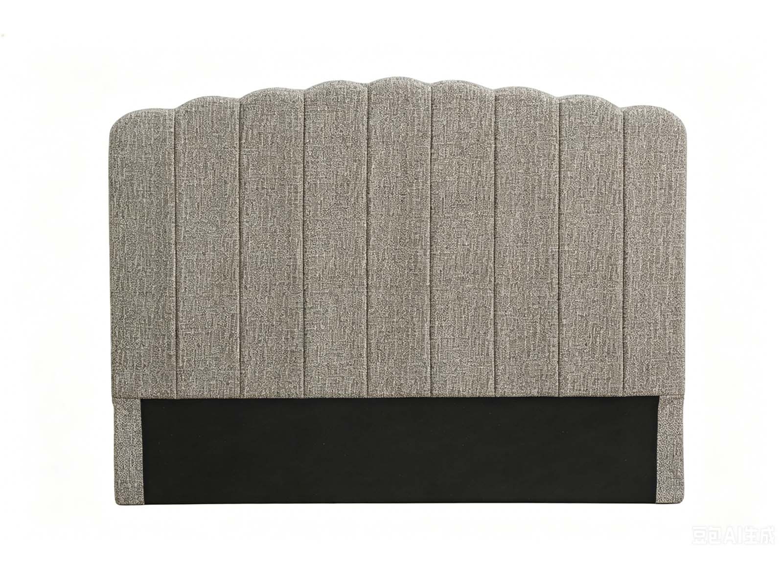 DS Purton Headboard Chenile Grey - King