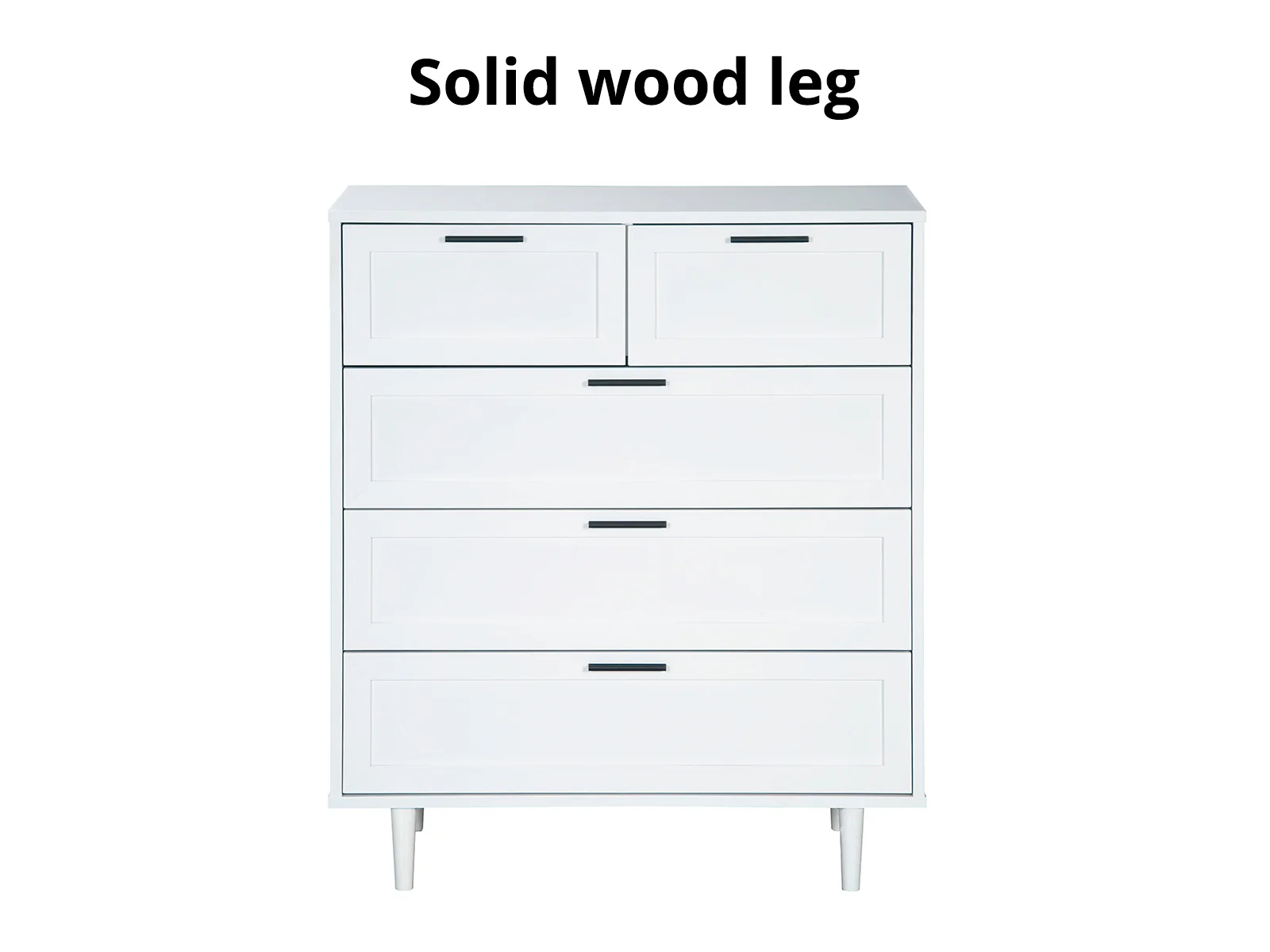 Rechteck 5-Drawer Tallboy - Image 5