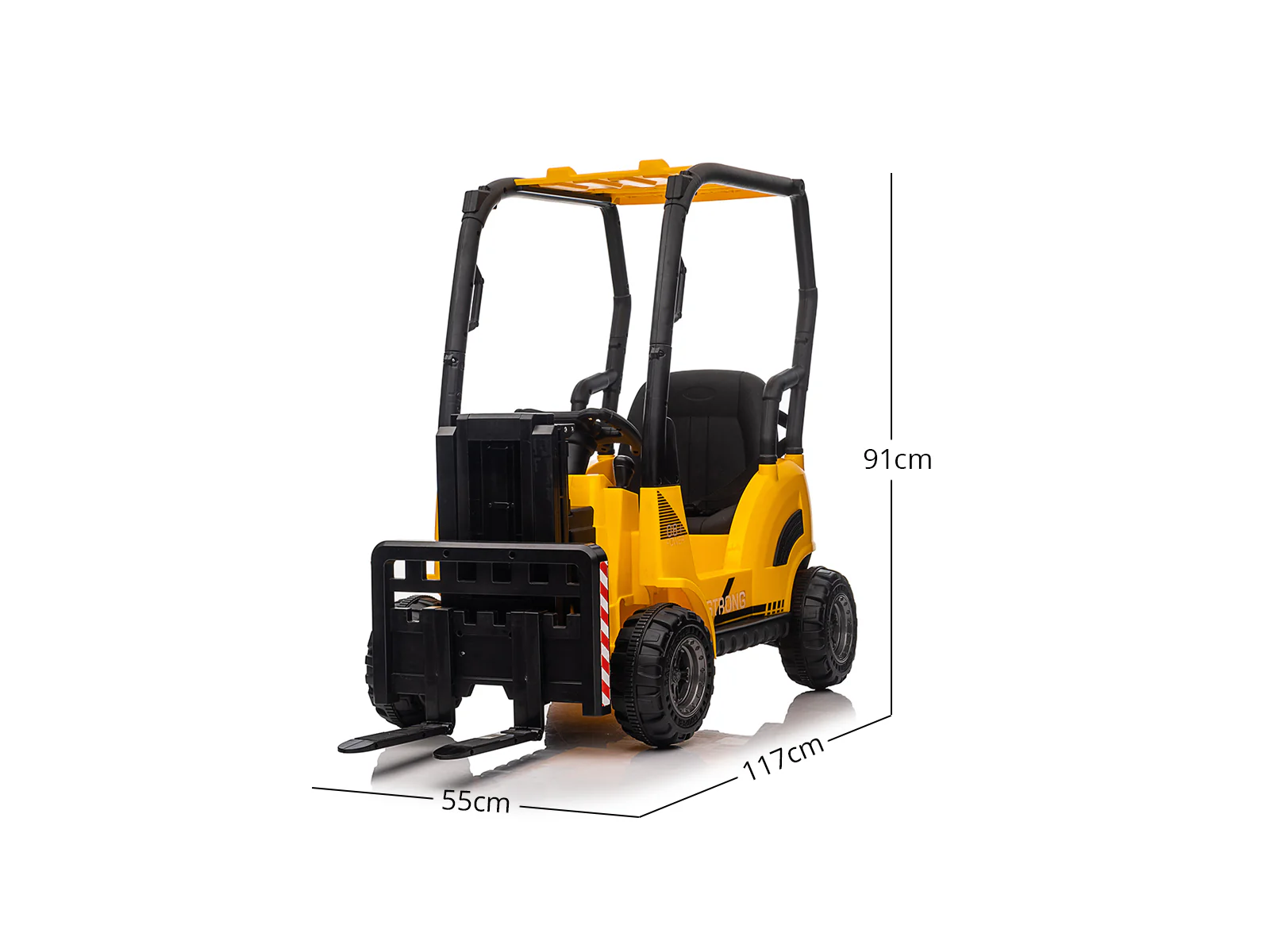 Kids Ride On Forklift - Yellow - Image 5