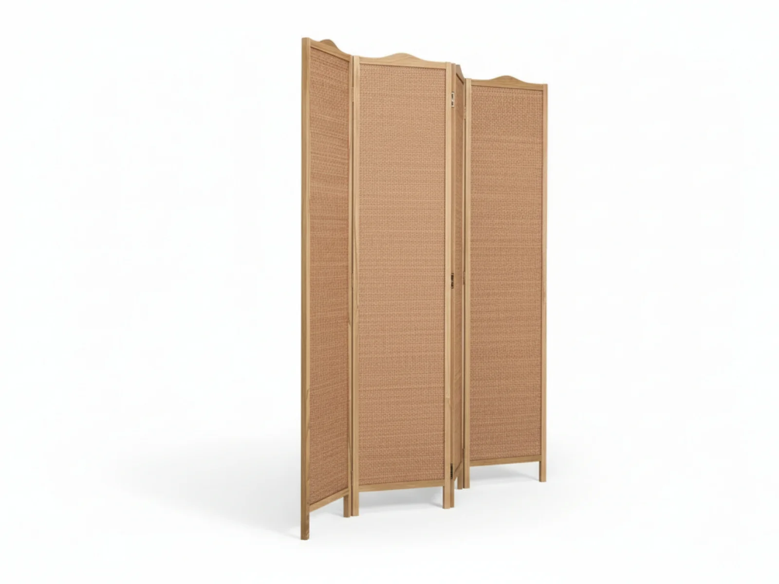 4-Panel Room Divider D S2 - Brown - Image 4