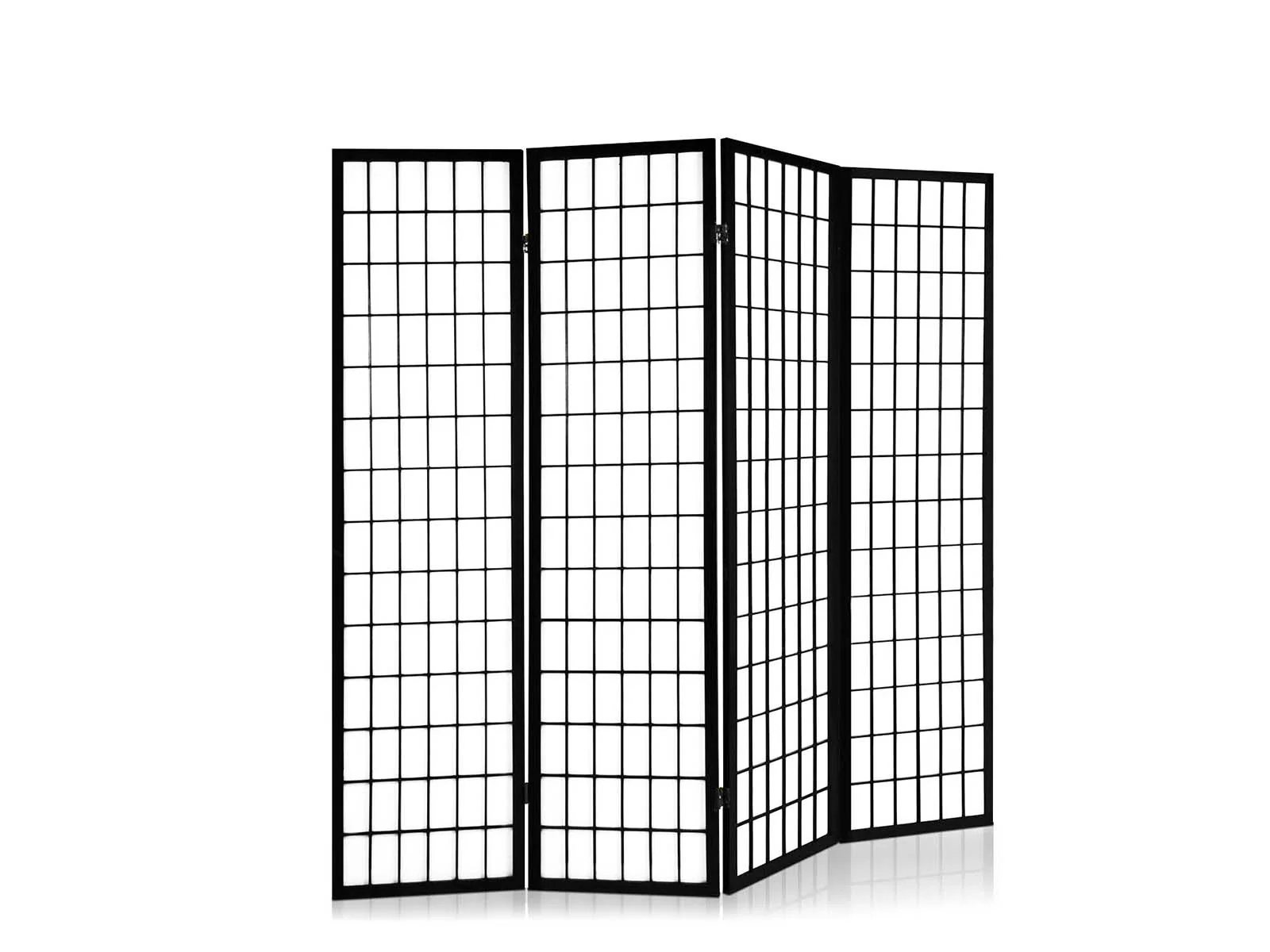 4-Panel Room Divider E P1 - Black - Image 7