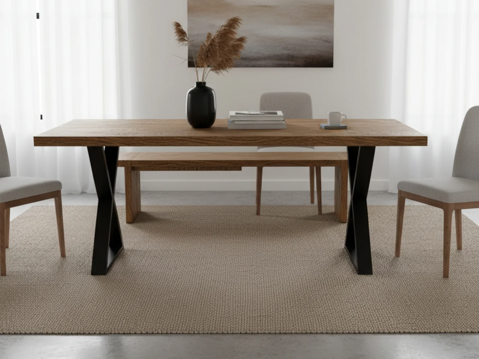ZK-Frame Metal Table Legs - Set of 2 - Image 3