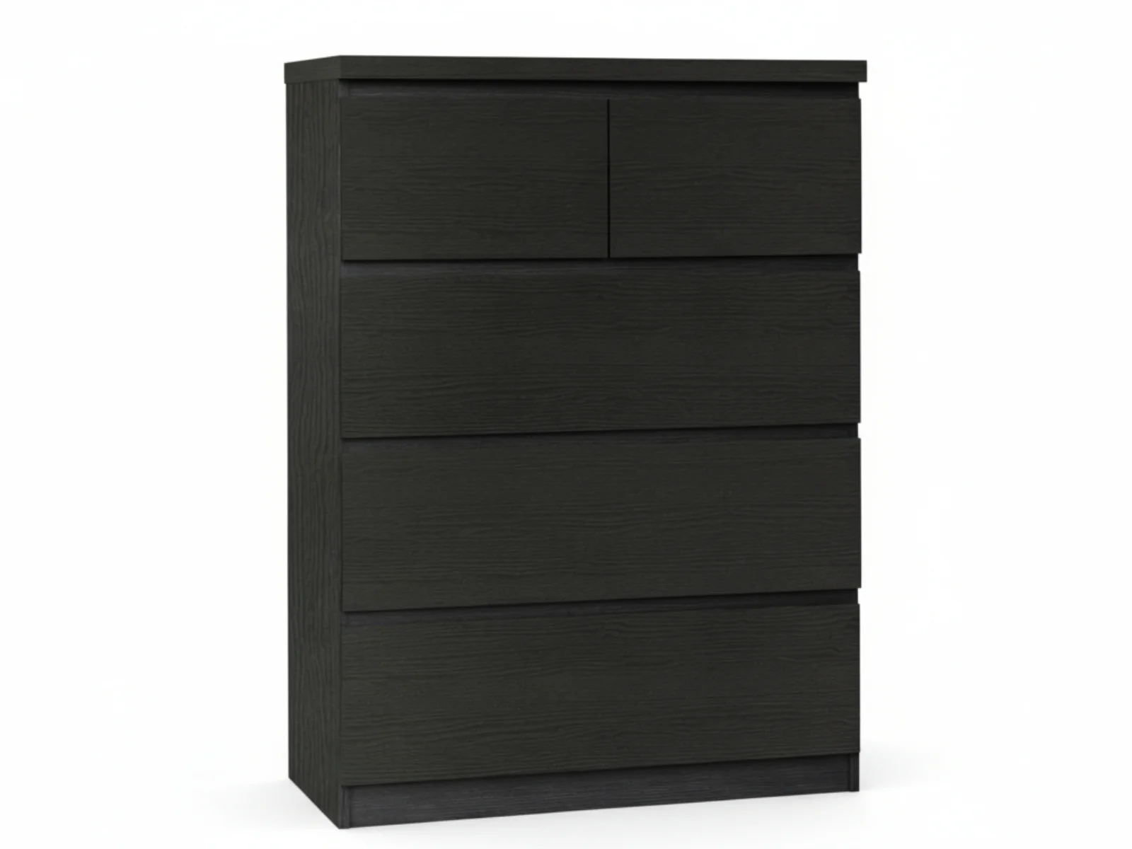 Tiko 5-Drawer Tallboy - Black Oak - Image 5