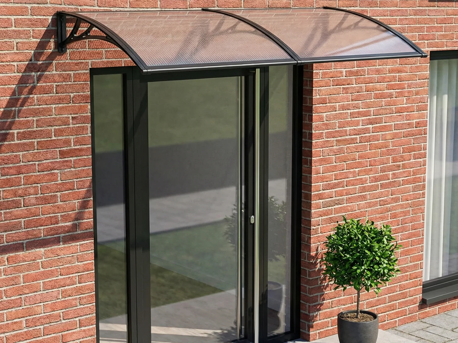 Clear Window Awning 100cm x 240cm - Image 3