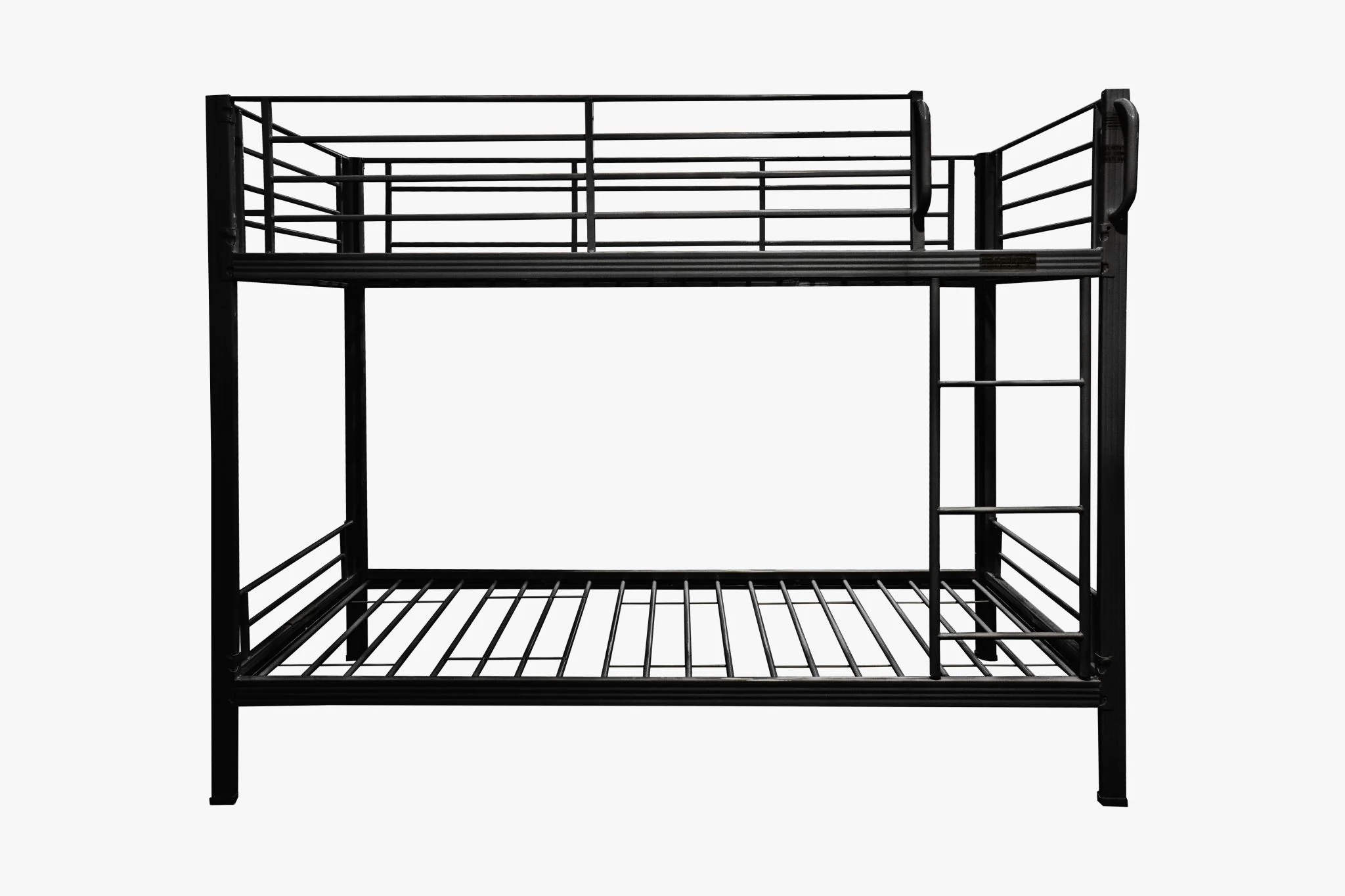Easy Fix Metal Bunk Bed - Black & Mattress Bon15 Single x2 - Image 9