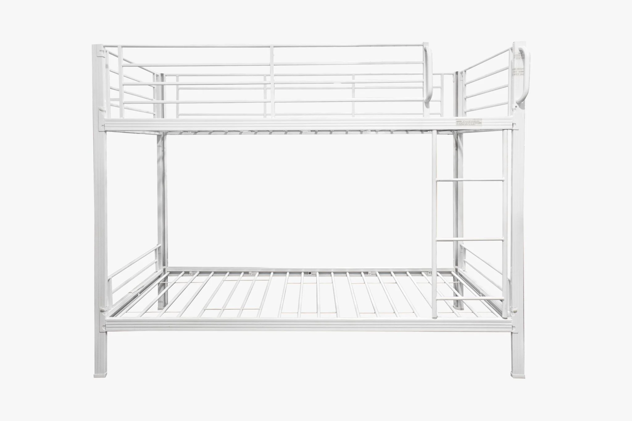 Easy Fix Metal Bunk Bed - White & Mattress Bon15 Single x2 - Image 10