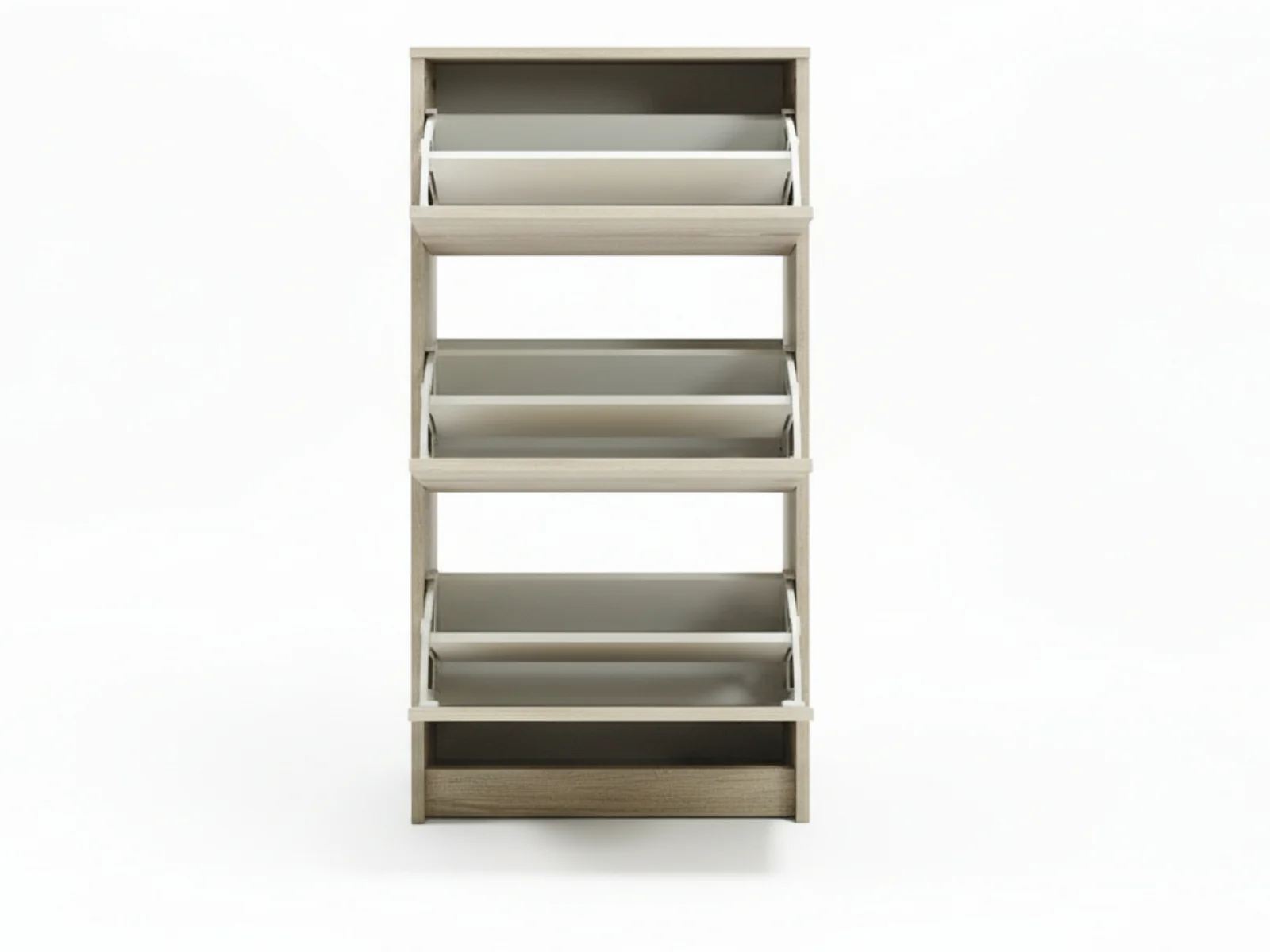 Enkel 3-Drawer Shoe Rack - Oak - Image 5