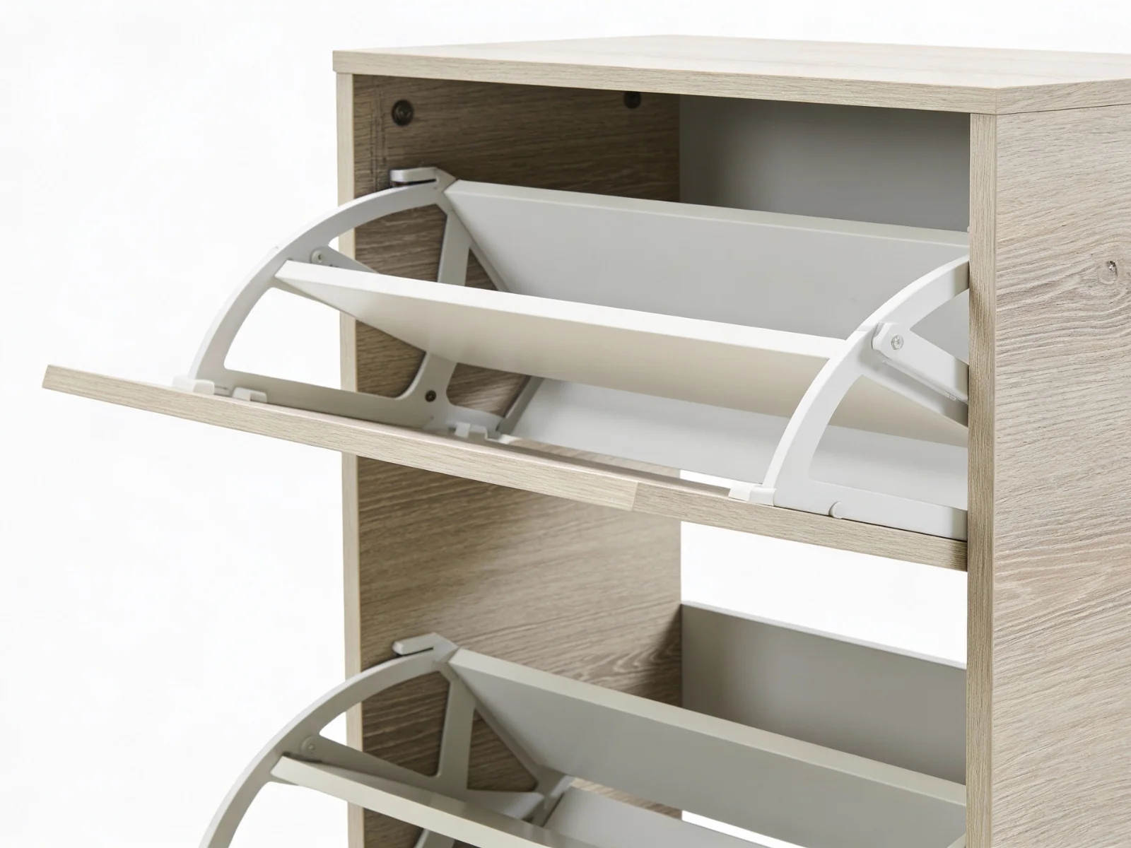 Enkel 3-Drawer Shoe Rack - Oak - Image 8