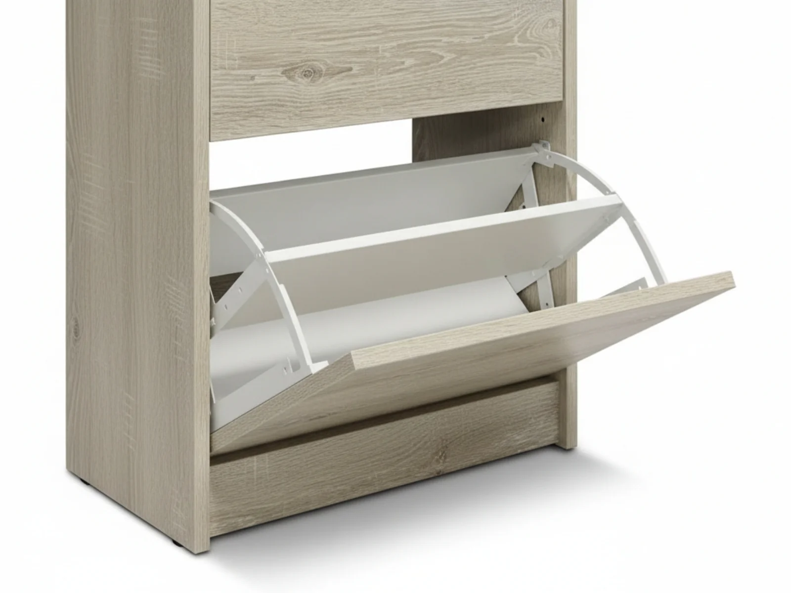 Enkel 3-Drawer Shoe Rack - Oak - Image 9