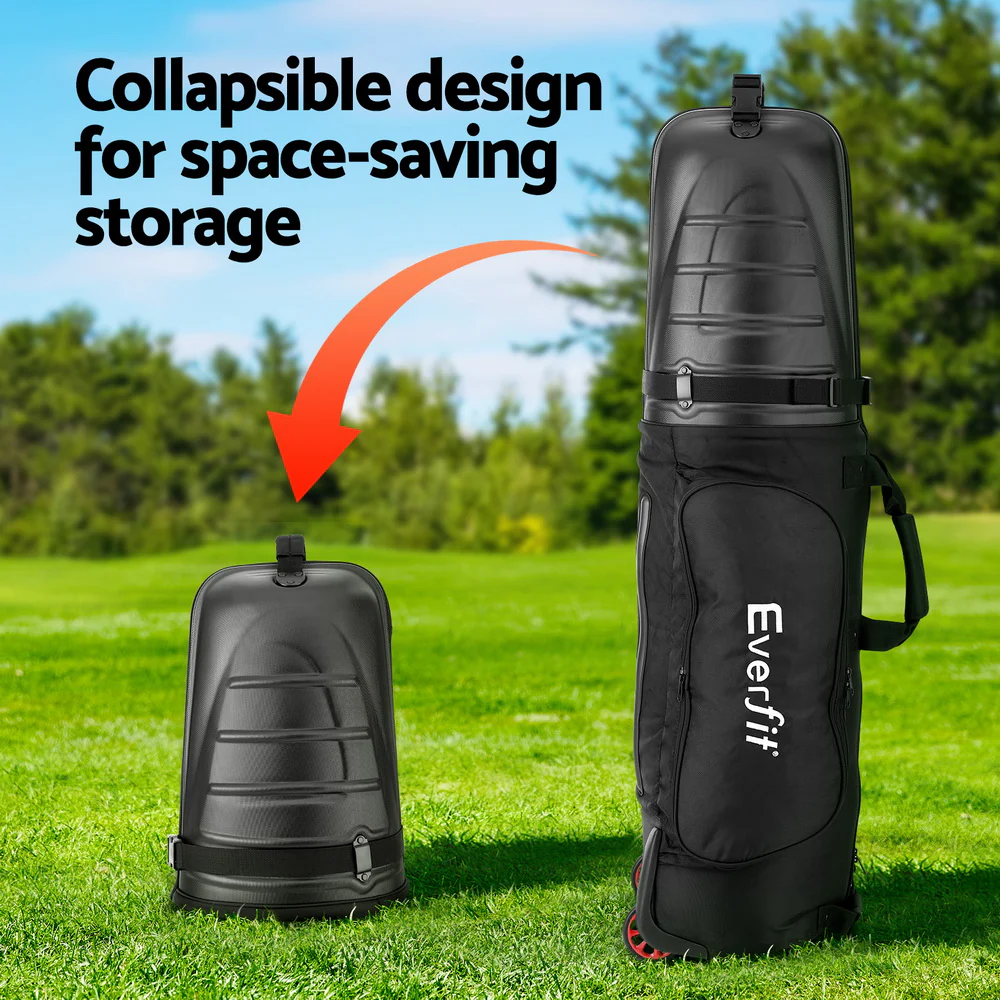 Everfit Golf Travel Bags for Airlines with Wheels Golf Clubs Hard Case Fo - Image 6