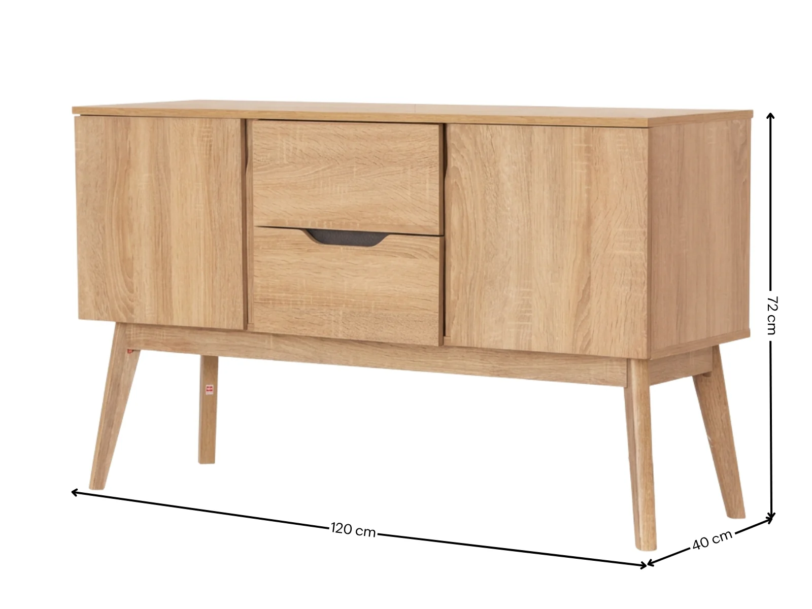 Fella 2-Drawer Storage Cabinet - Image 3