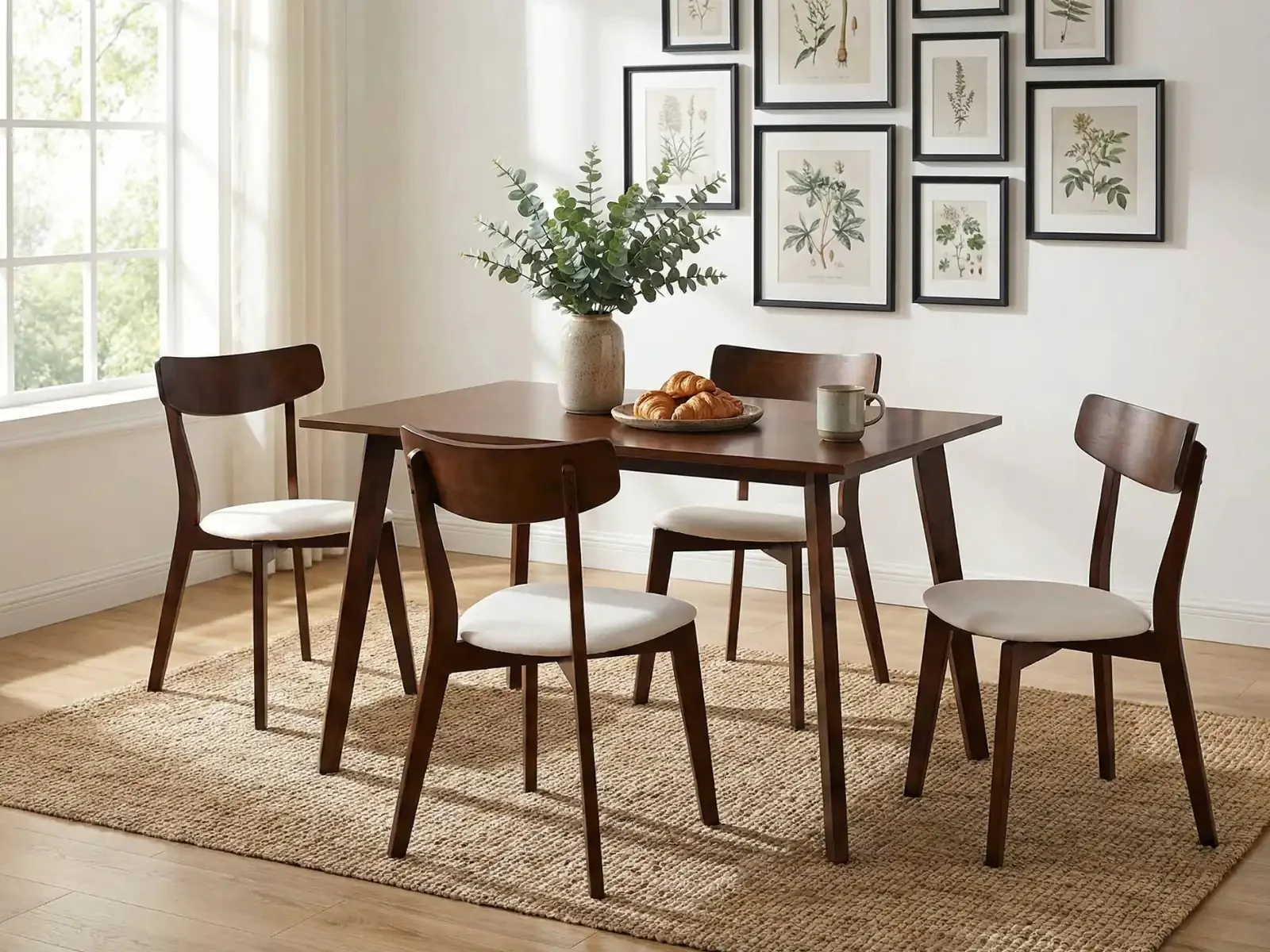 Fiesta Dining Table Walnut - 120 cm - Image 3