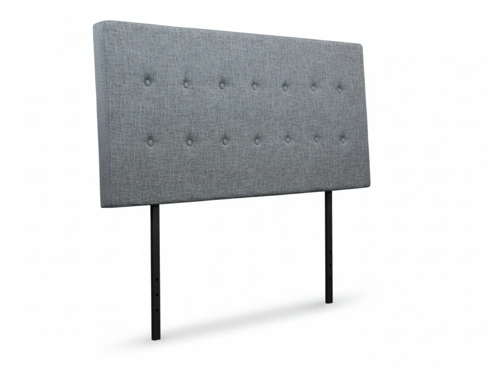 Freddy Linen Headboard Bluish Grey - Double - Image 4