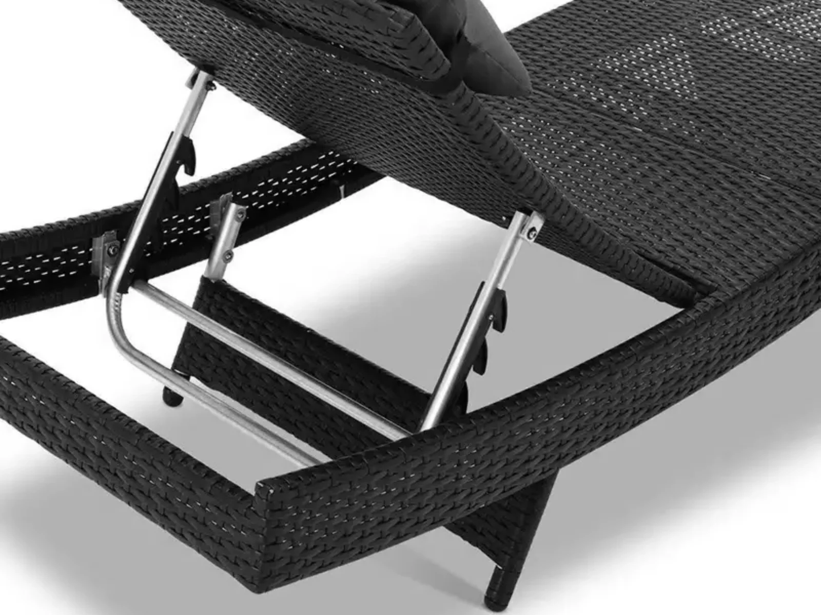 Outdoor Sun Lounger with Aluminium Frame - Set of 2 - Image 9