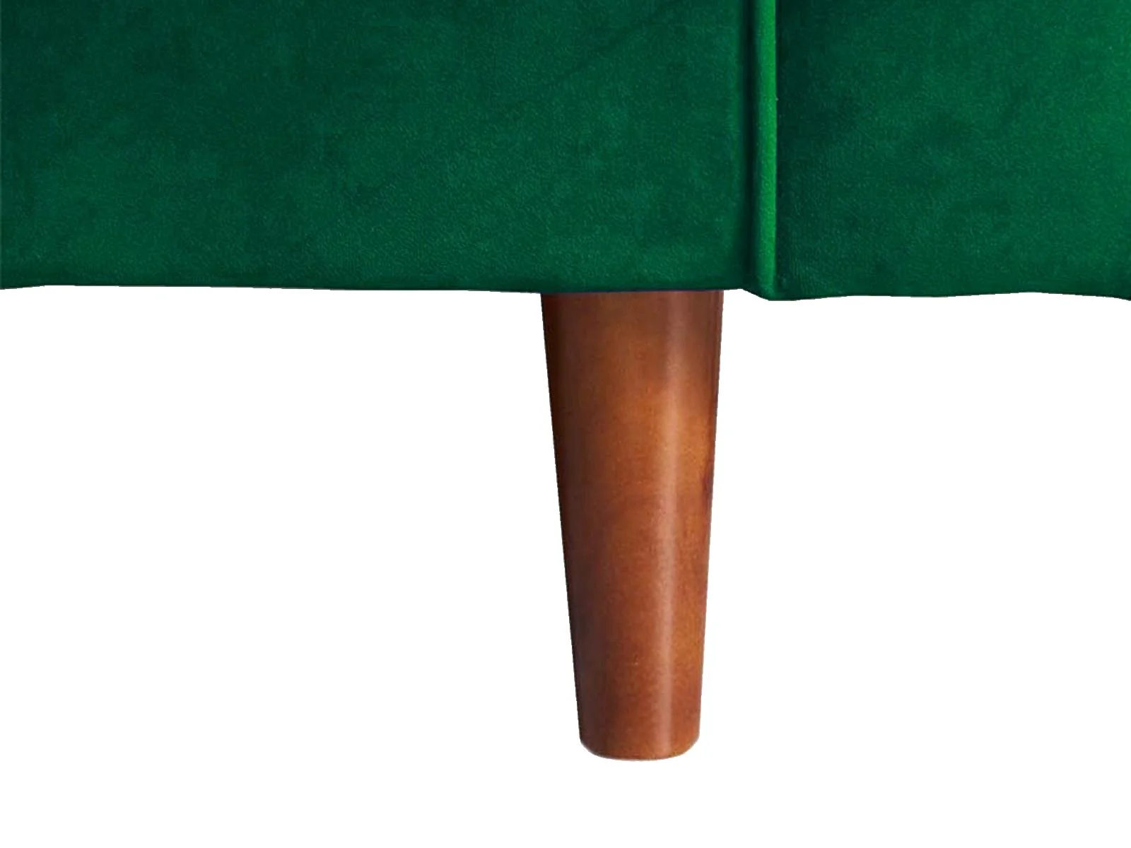 Gyllene 3-Seater Velvet Sofa - Green - Image 10