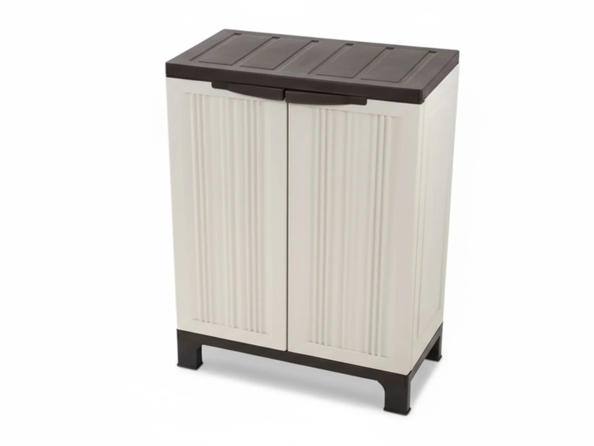 Half-Height Outdoor Storage Cabinet - Cream - Image 9