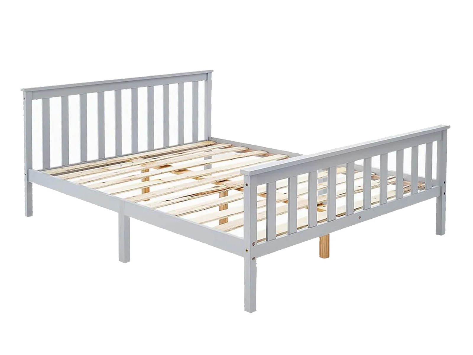 Hampshire Bed Frame Grey & FIRM23 Mattress - Queen - Image 11