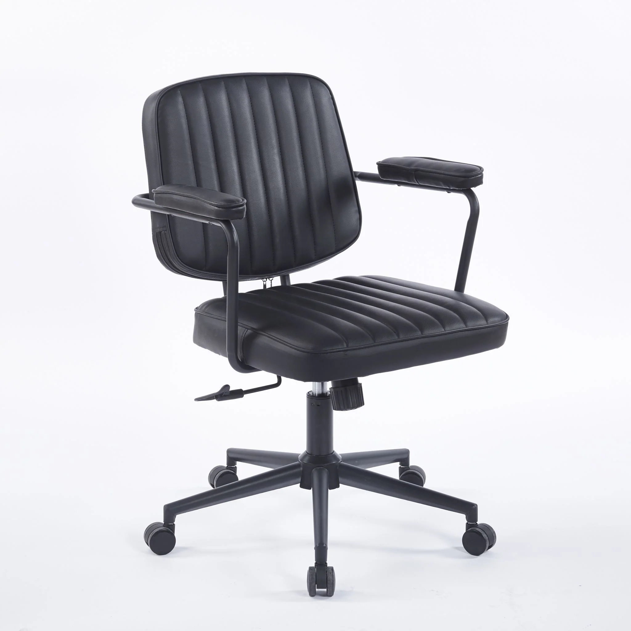 Height Adjustable Desk Set LK walnut Black & Elio Office Chair - Image 11