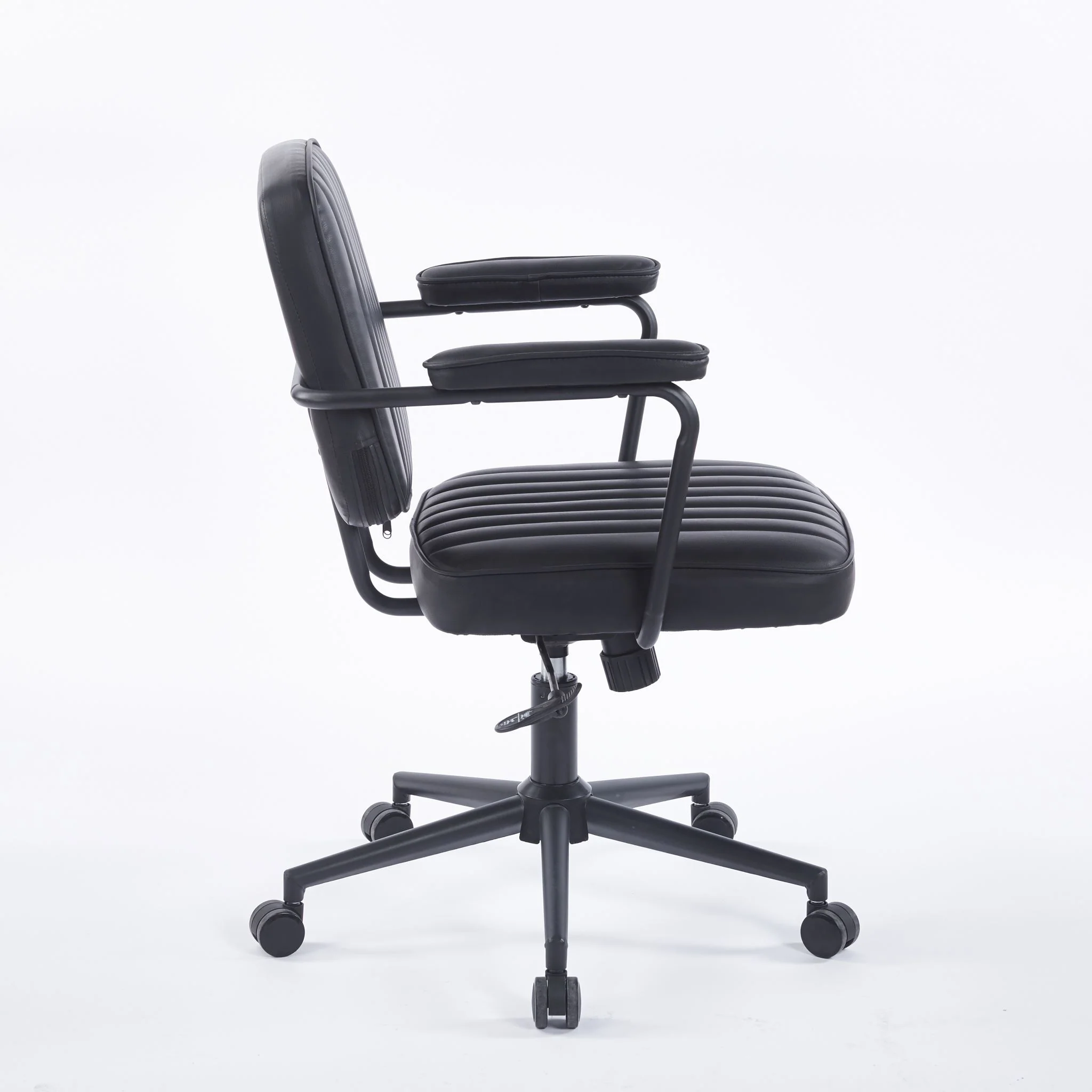 Height Adjustable Desk Set LK walnut Black & Elio Office Chair - Image 16