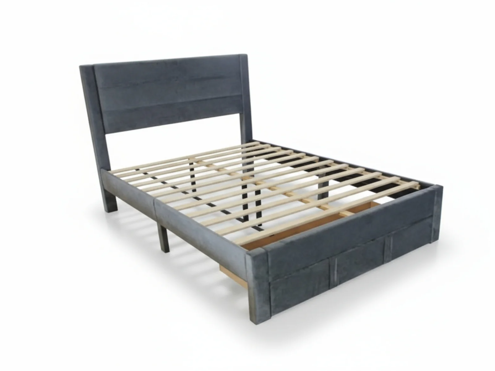 Heloise Bed Frame With Drawer & Bon15 Mattress - Double - Image 3