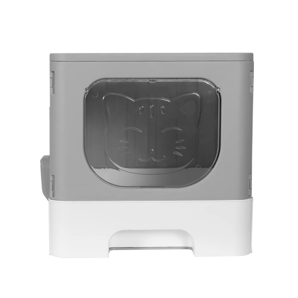 i.Pet Cat Litter Box Large Tray Kitty Toilet Enclosed Hooded Foldable Cat Litter - Image 3