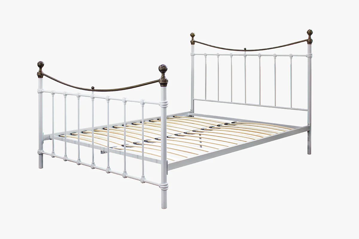 Victorian High Metal Bed Frame – King Single - Image 5