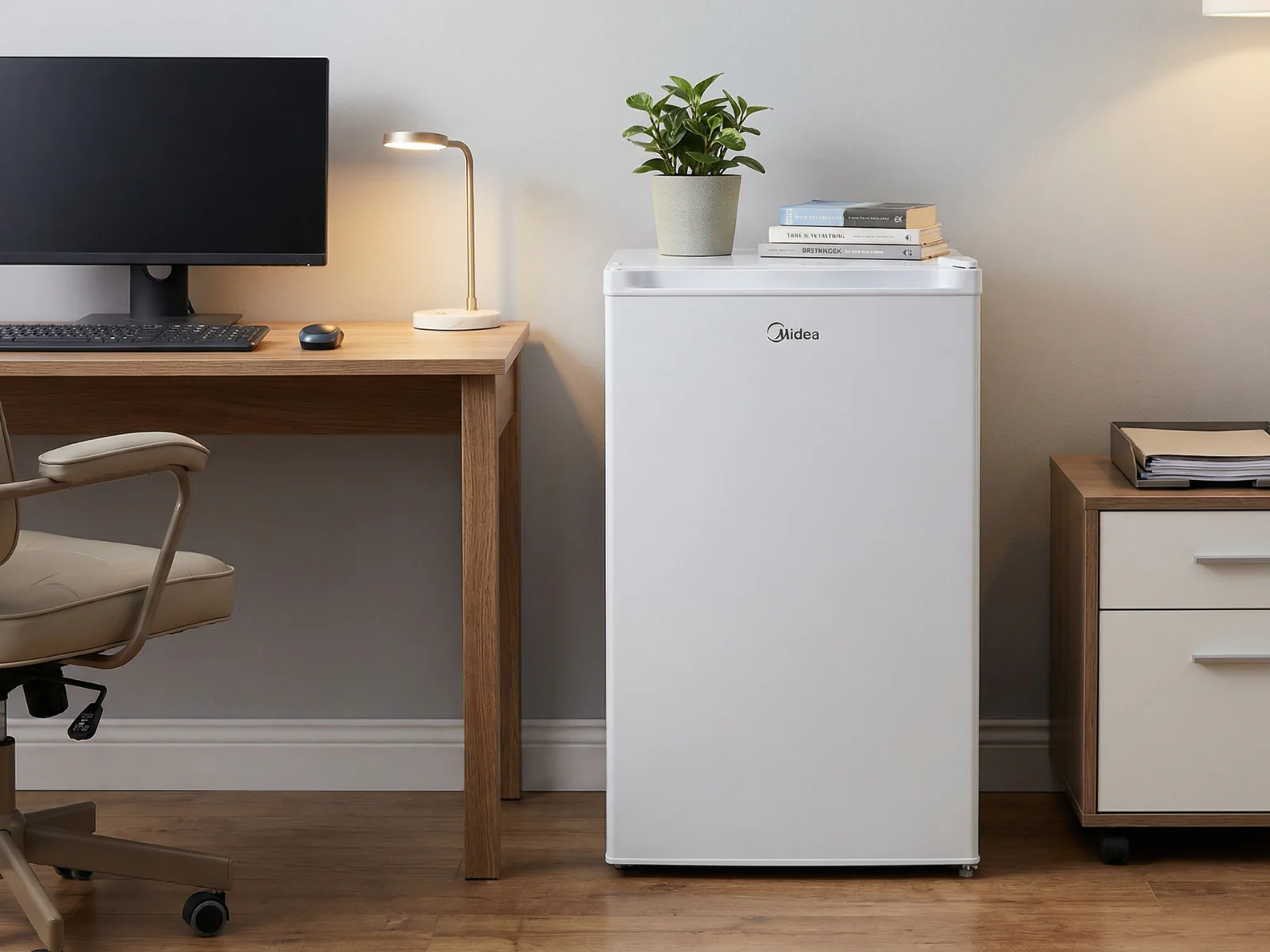 Midea 123L Bar Fridge White - Image 2