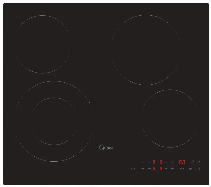 Midea 60cm Ceramic hob Touch Control